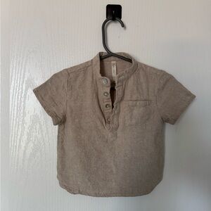 Rylee+Cru linen short sleeve shirt